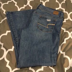 AE ORIGINAL BOOT JEANS 14R.